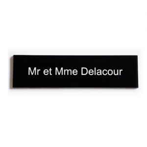 Plaque boite aux lettres personnalisable