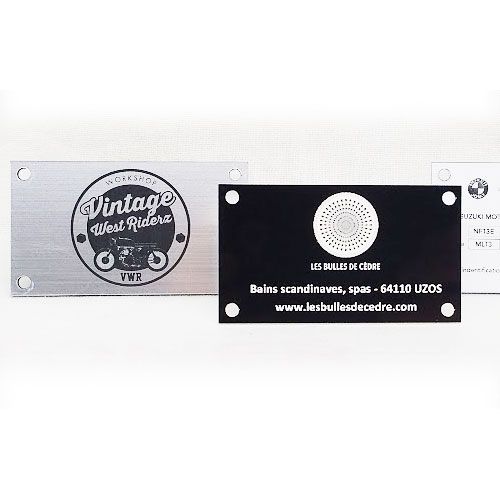 Unic G Richard Typenschild Id-plate tag placca plaque du constructeur Messing 