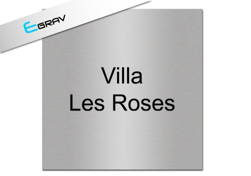 Plaque De Nom De Maison 20x20 Cm Livraison Gratuite