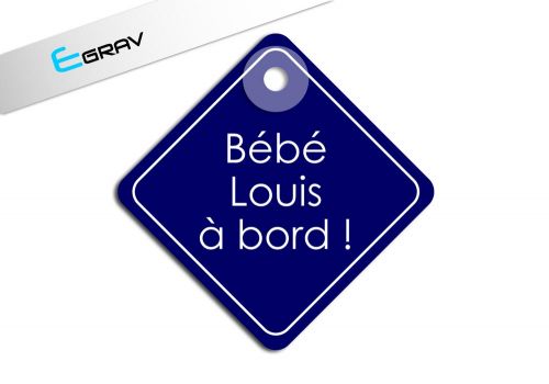 Vente Plaque Bebe A Bord Personnalisable 130mm 130mm Signaletique Vente Plaque Bebe A Bord Personnalisable 130mm 130mm Signaletique
