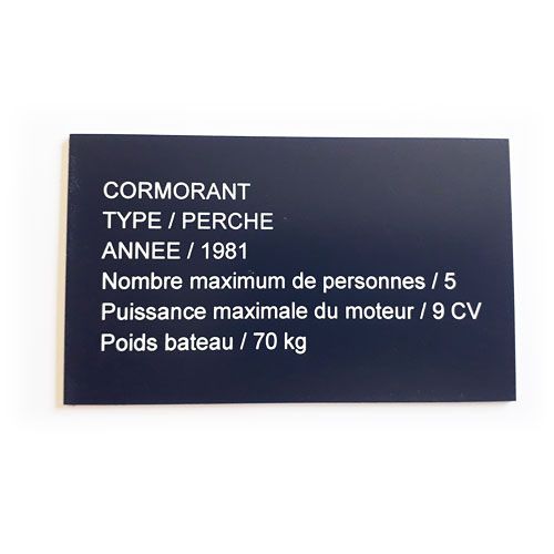 Plaque Constructeur Bateau Reglementation Division 240 Livraison Gratuite Expedition En 24h
