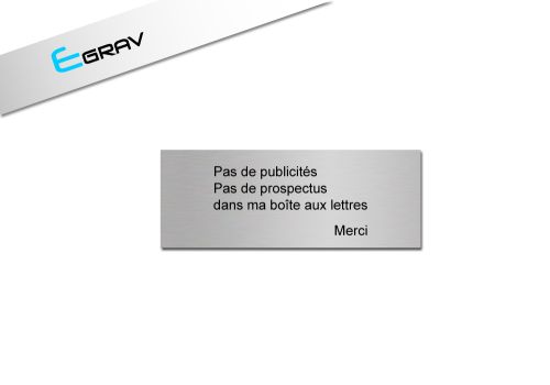 Plaques Ou Etiquettes De Boites Aux Lettres Livraison Gratuite