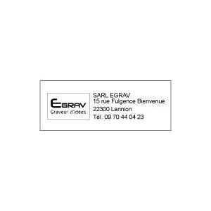 Empreinte Tampon colop 2300 avec logo