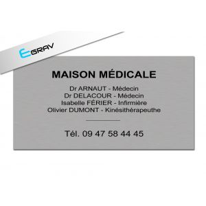 Image Plaque Professionnelle Métal 50 Cm* 30 Cm