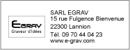 Empreinte tampons 9412 avec logo